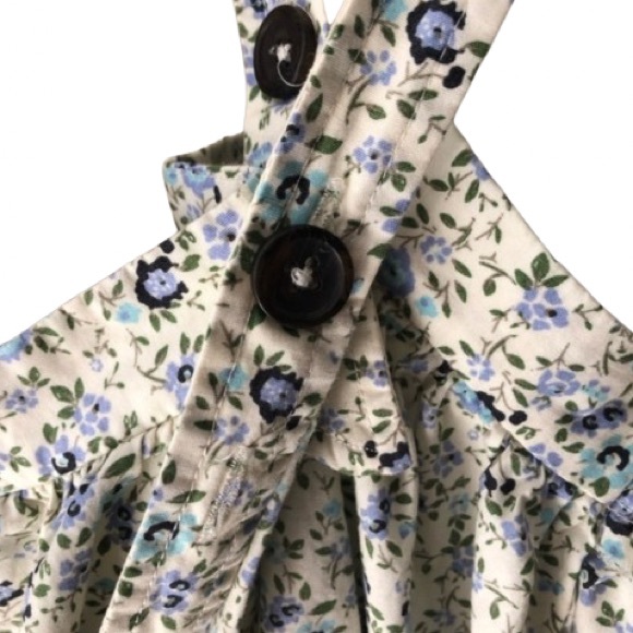 NWT Free People Petunia Sleeveless Floral Minidress In Tea Combo Size M - Picture 8 of 8